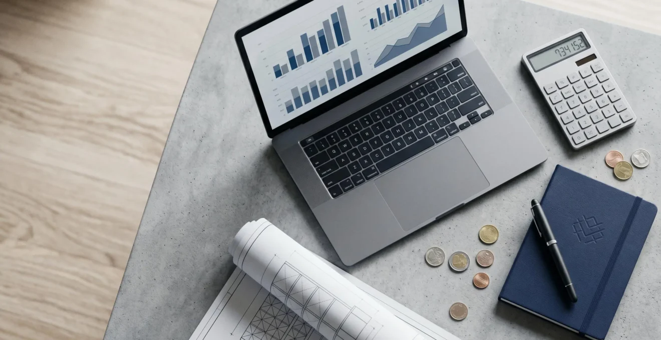 Analyse financière détaillée d'un projet d'investissement avec documents de calcul et indicateurs de performance