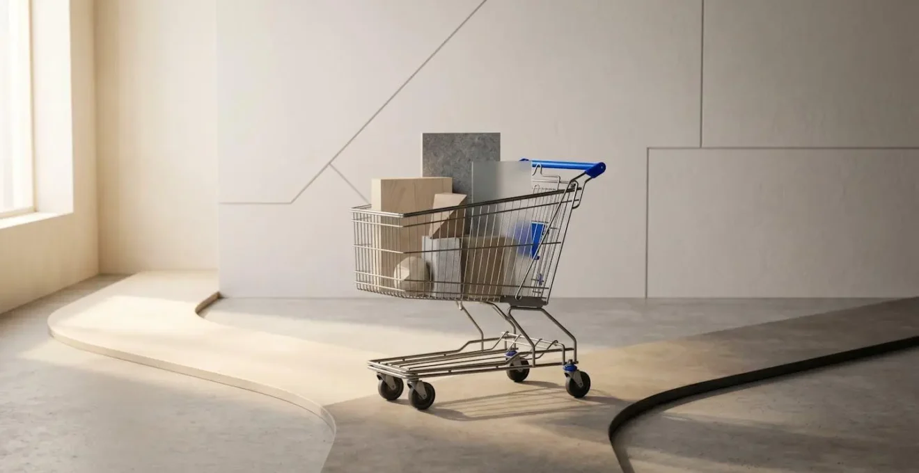Composition symbolique évoquant la résistance aux manipulations marketing et la prise de décision éclairée dans la consommation