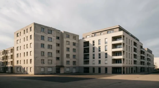 Représentation symbolique de la fin des dispositifs de défiscalisation immobilière Duflot et Pinel en France
