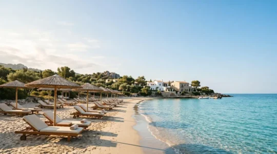 Destination de vacances ensoleillée pendant la basse saison avec des prix avantageux